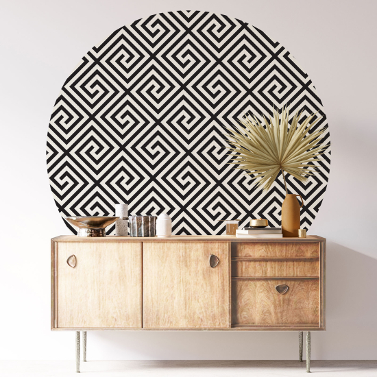 Vinilo Adhesivo Decorativo Redondo - Motivo geométrico