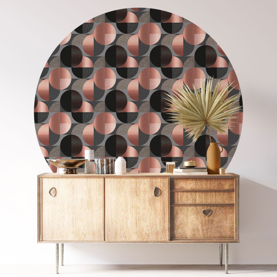 Vinilo Adhesivo Decorativo Redondo - Motivo geométrico