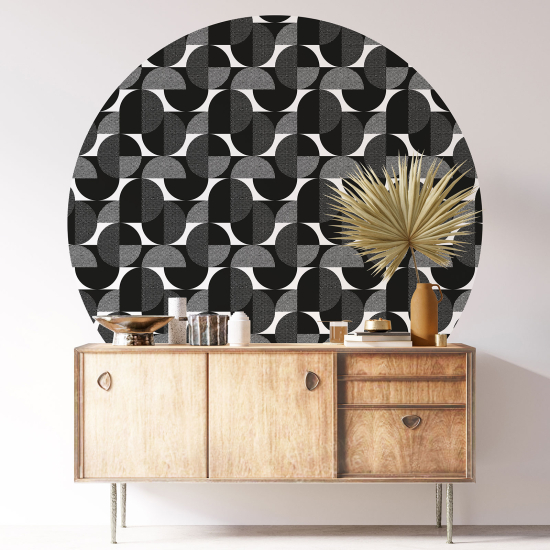 Vinilo Adhesivo Decorativo Redondo - Motivo geométrico