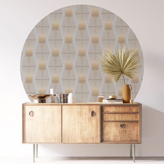 Vinilo Adhesivo Decorativo Redondo - Motivo geométrico