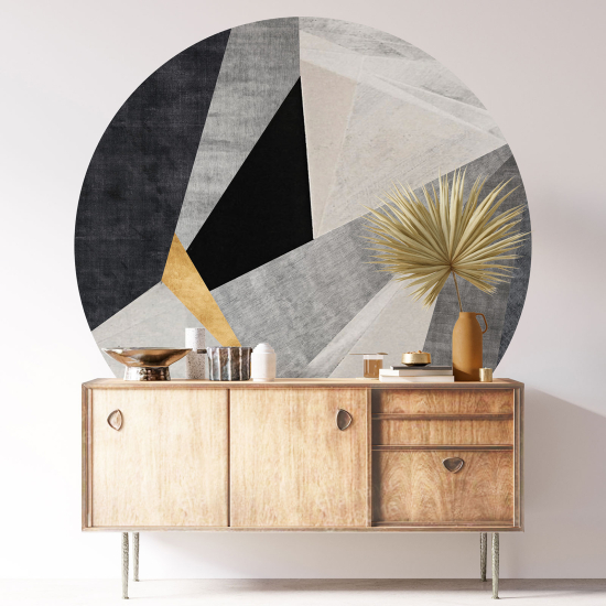 Vinilo Adhesivo Decorativo Redondo - Motivo geométrico