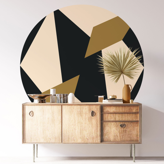 Vinilo Adhesivo Decorativo Redondo - Motivo geométrico