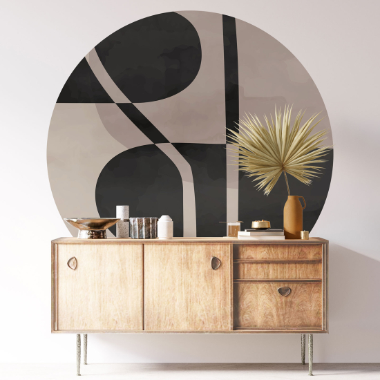 Vinilo Adhesivo Decorativo Redondo - Motivo geométrico