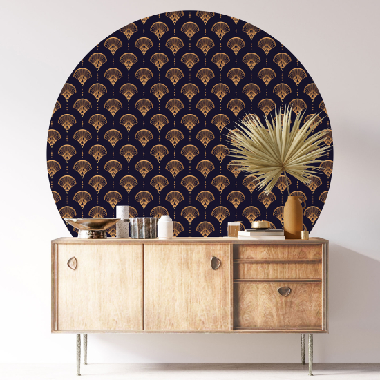 Vinilo Adhesivo Decorativo Redondo - Motivo oriental