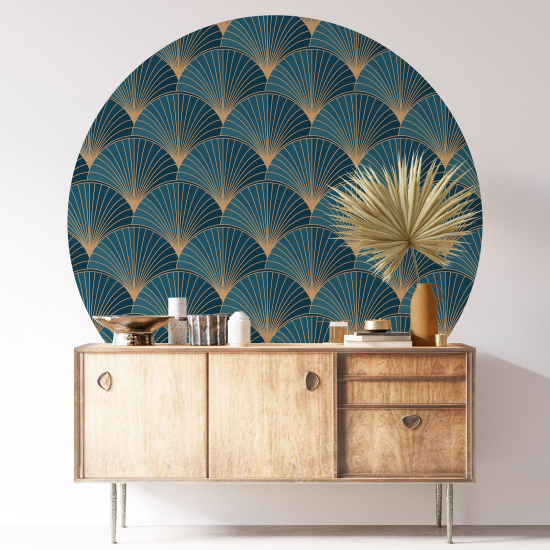 Vinilo Adhesivo Decorativo Redondo - Motivo oriental