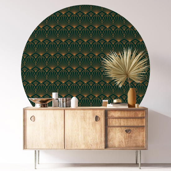 Vinilo Adhesivo Decorativo Redondo - Motivo oriental