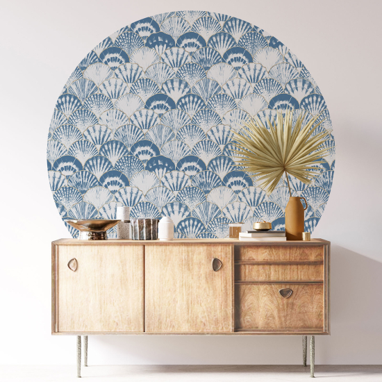 Vinilo Adhesivo Decorativo Redondo - Motivo oriental