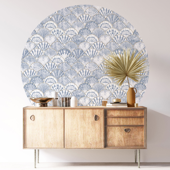 Vinilo Adhesivo Decorativo Redondo - Motivo oriental