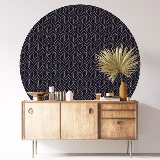 Vinilo Adhesivo Decorativo Redondo - Motivo oriental