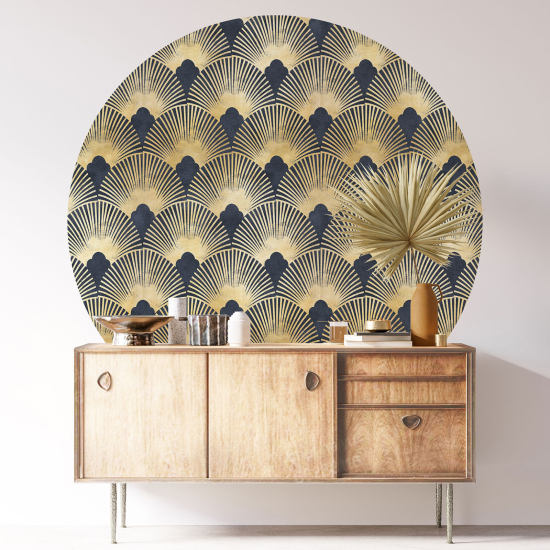 Vinilo Adhesivo Decorativo Redondo - Motivo oriental