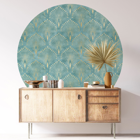 Vinilo Adhesivo Decorativo Redondo - Motivo oriental