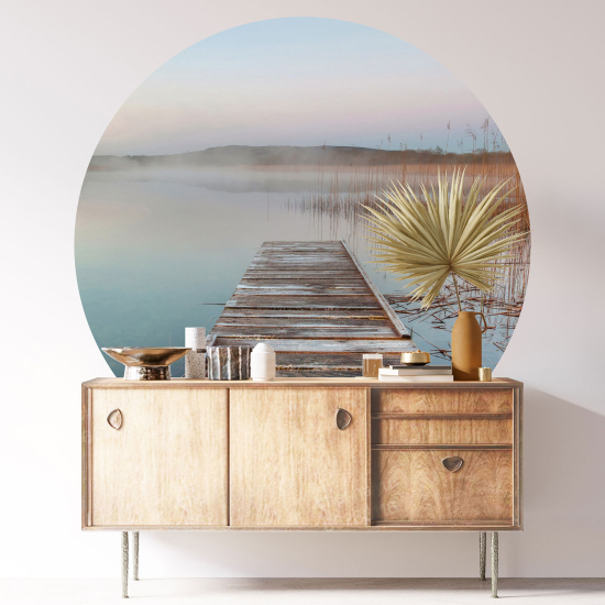 Vinilo Adhesivo Decorativo Redondo - Pontón