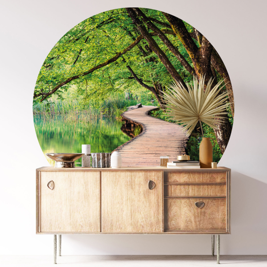 Vinilo Adhesivo Decorativo Redondo - Pontón