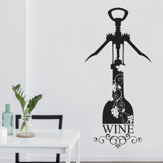 Vinilo Adhesivo Decorativo - Sacacorchos