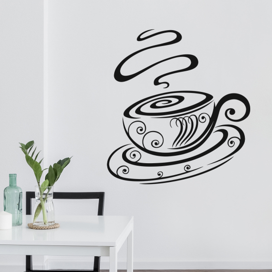 Vinilo Adhesivo Decorativo - Taza de café