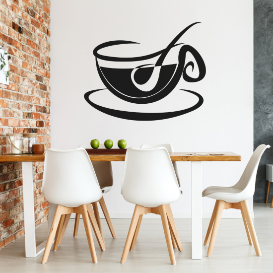 Vinilo Adhesivo Decorativo - Taza de café