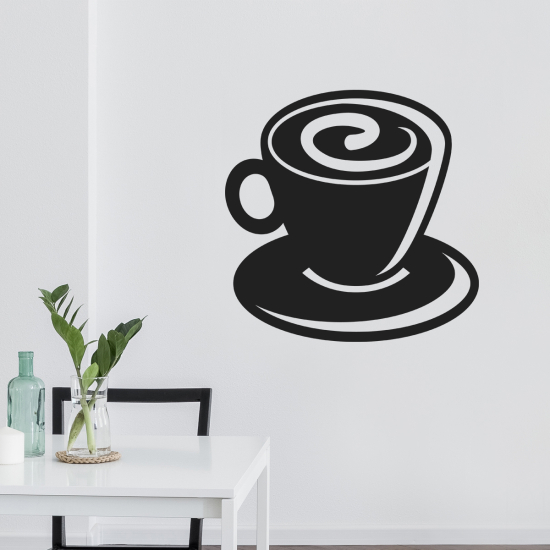 Vinilo Adhesivo Decorativo - Taza de café