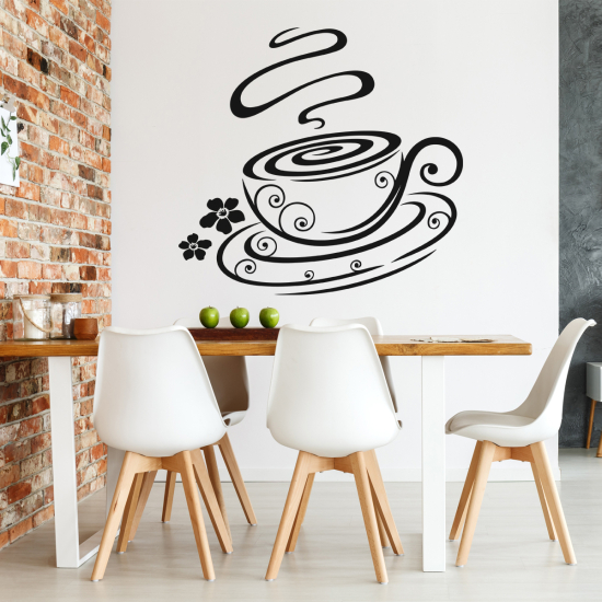 Vinilo Adhesivo Decorativo - Taza de café