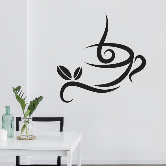 Vinilo Adhesivo Decorativo - Taza de café