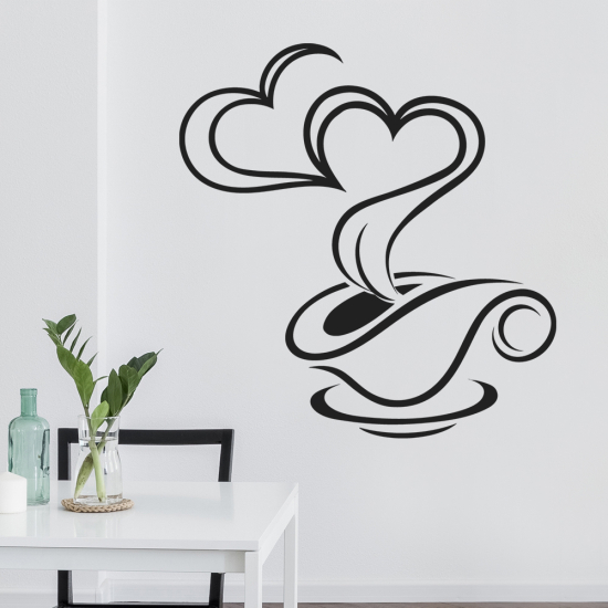Vinilo Adhesivo Decorativo - Taza de café