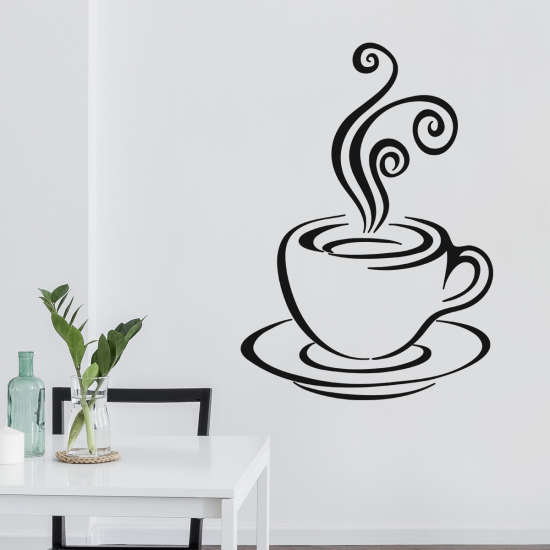 Vinilo Adhesivo Decorativo - Taza de café