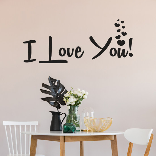 Vinilo Adhesivo Decorativo - ¡Te amo!