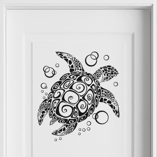 Vinilo Adhesivo Decorativo - Tortuga marina