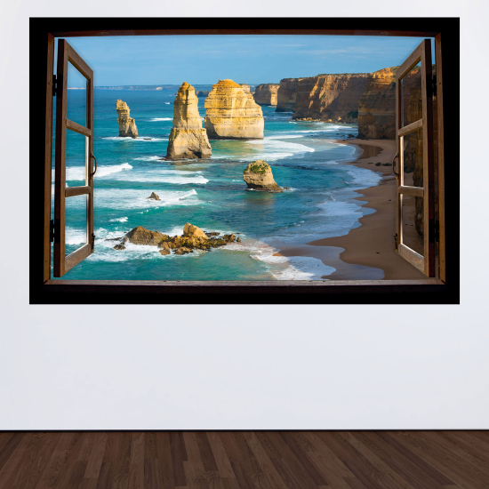 Vinilo Adhesivo Decorativo trampantojo 3D - Acantilados