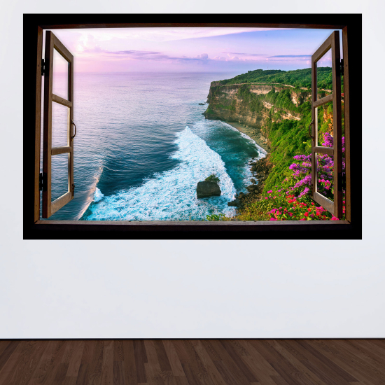 Vinilo Adhesivo Decorativo trampantojo 3D - Acantilados