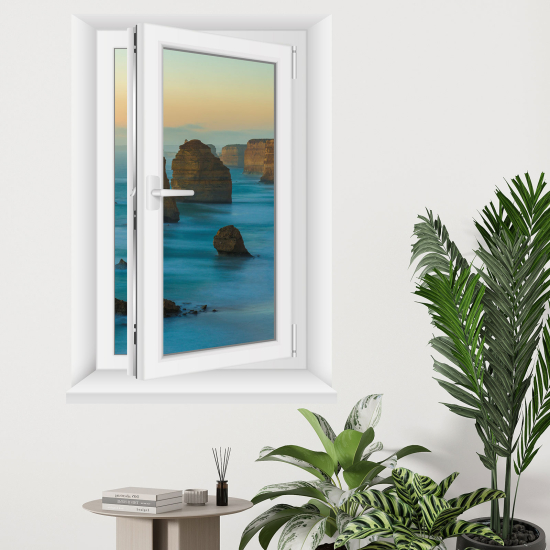 Vinilo Adhesivo Decorativo trampantojo 3D - Acantilados