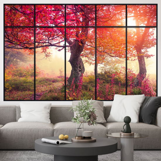 Vinilo Adhesivo Decorativo trampantojo 3D - Árboles