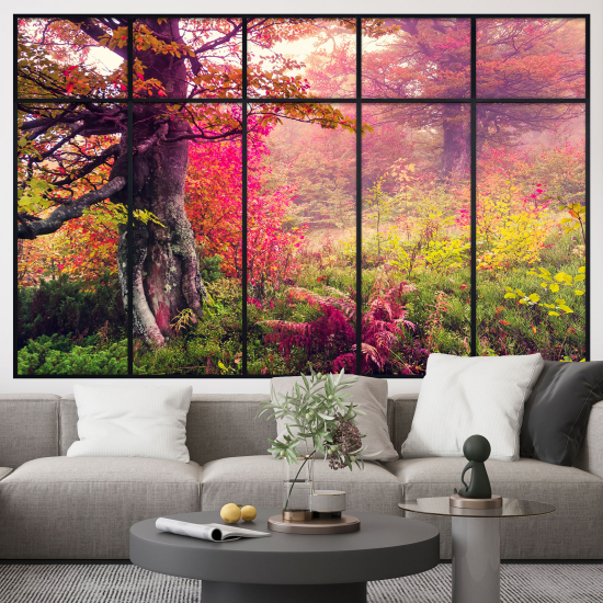 Vinilo Adhesivo Decorativo trampantojo 3D - Árboles
