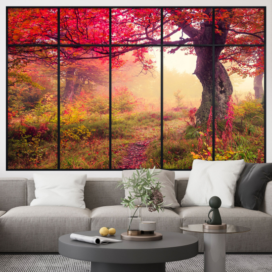 Vinilo Adhesivo Decorativo trampantojo 3D - Árboles