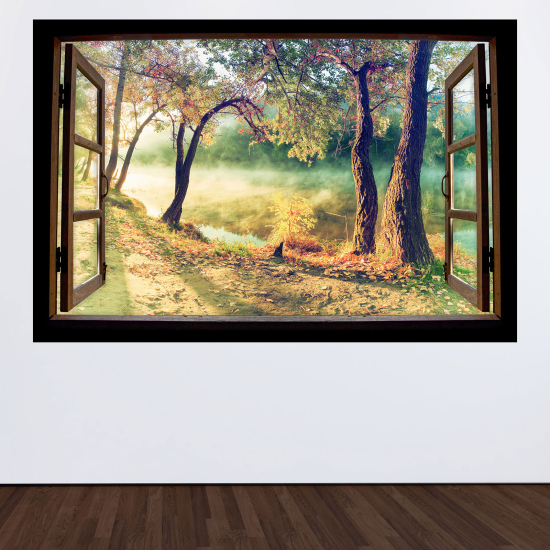 Vinilo Adhesivo Decorativo trampantojo 3D - Árboles