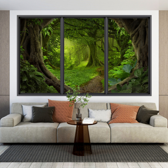 Vinilo Adhesivo Decorativo trampantojo 3D - Bosque