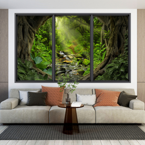 Vinilo Adhesivo Decorativo trampantojo 3D - Bosque