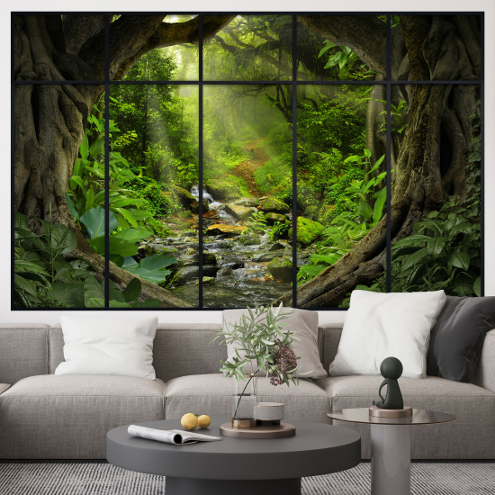 Vinilo Adhesivo Decorativo trampantojo 3D - Bosque