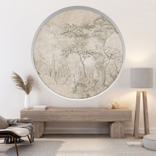 Vinilo Adhesivo Decorativo trampantojo 3D - Bosque