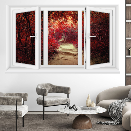 Vinilo Adhesivo Decorativo trampantojo 3D - Bosque