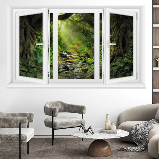 Vinilo Adhesivo Decorativo trampantojo 3D - Bosque