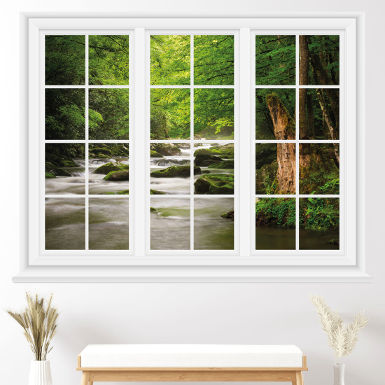 Vinilo Adhesivo Decorativo trampantojo 3D - Bosque