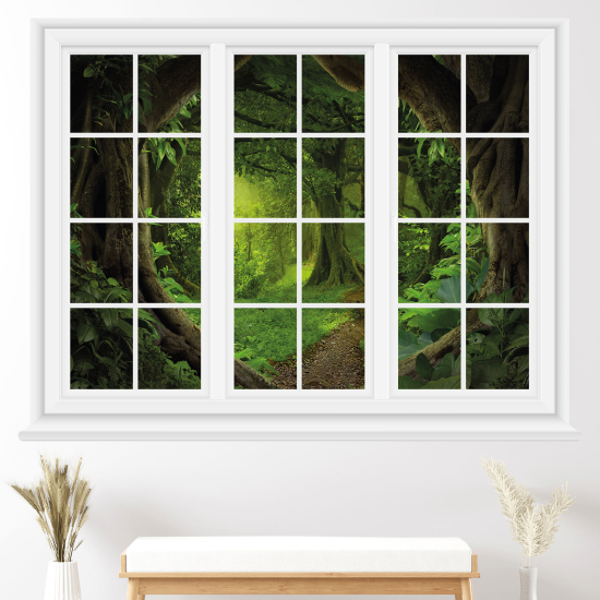 Vinilo Adhesivo Decorativo trampantojo 3D - Bosque