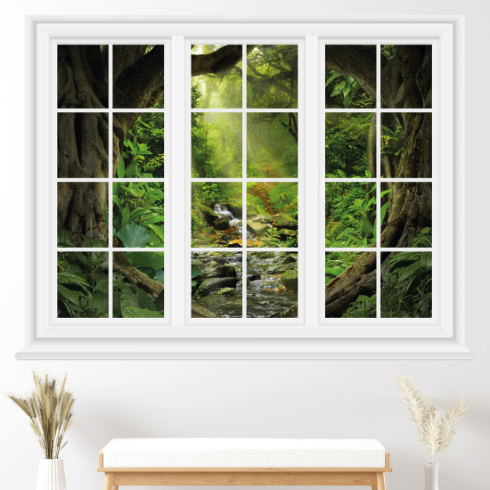 Vinilo Adhesivo Decorativo trampantojo 3D - Bosque