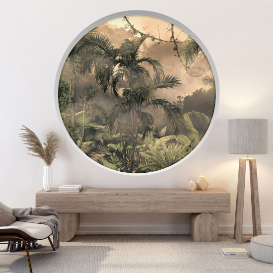 Vinilo Adhesivo Decorativo trampantojo 3D - Bosque tropical