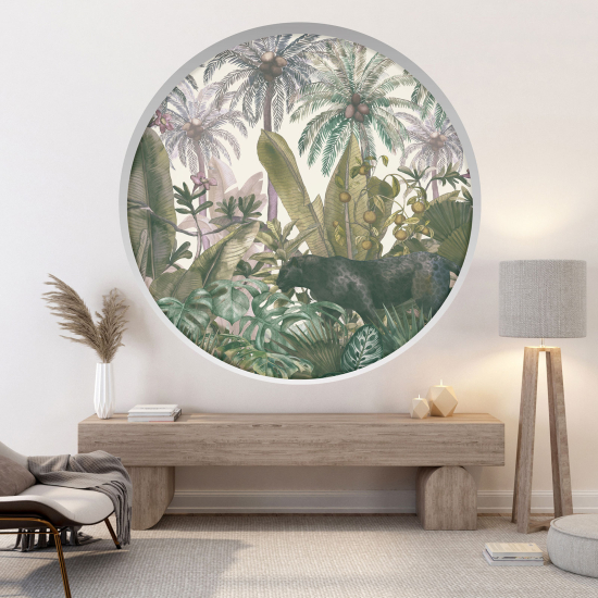 Vinilo Adhesivo Decorativo trampantojo 3D - Bosque tropical