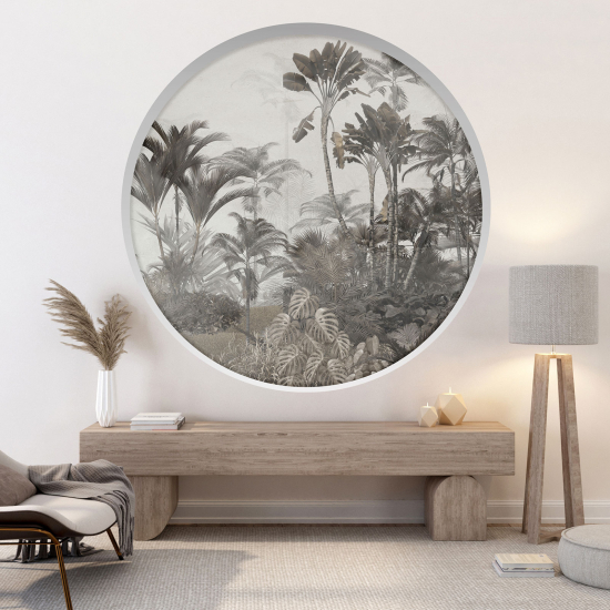 Vinilo Adhesivo Decorativo trampantojo 3D - Bosque tropical