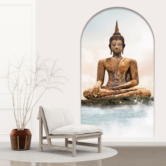 Vinilo Adhesivo Decorativo trampantojo 3D - Buda