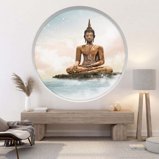 Vinilo Adhesivo Decorativo trampantojo 3D - Buda