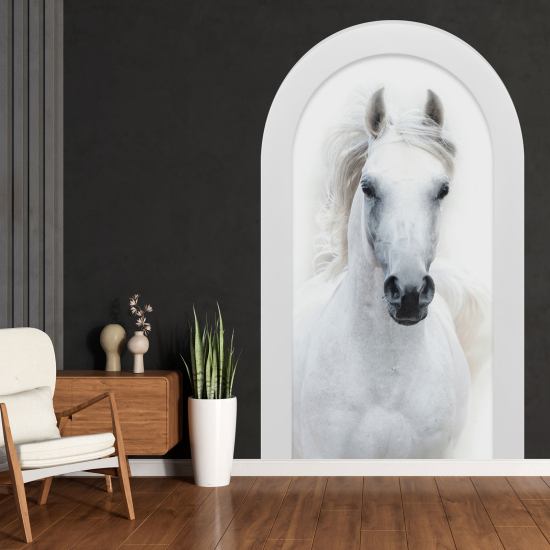 Vinilo Adhesivo Decorativo trampantojo 3D - Caballo