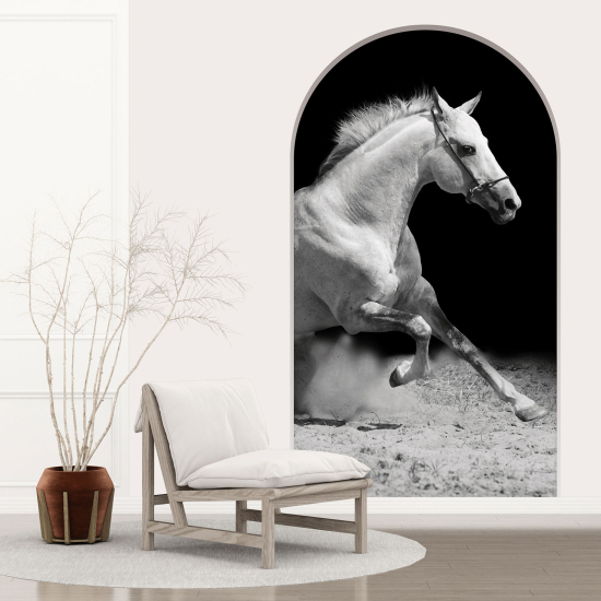 Vinilo Adhesivo Decorativo trampantojo 3D - Caballo